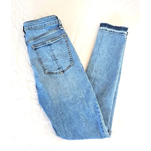 Rag & Bone Nina High-Rise Skinny Jeans Women’s 27 | Distressed Designer Denim - Picture 5 of 8